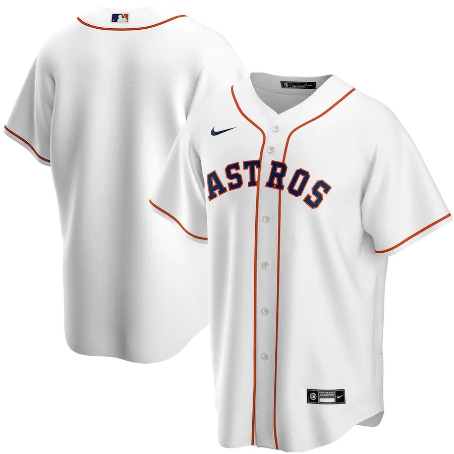 Cheap Mens Houston Astros Nike White Home Replica Team MLB Jerseys